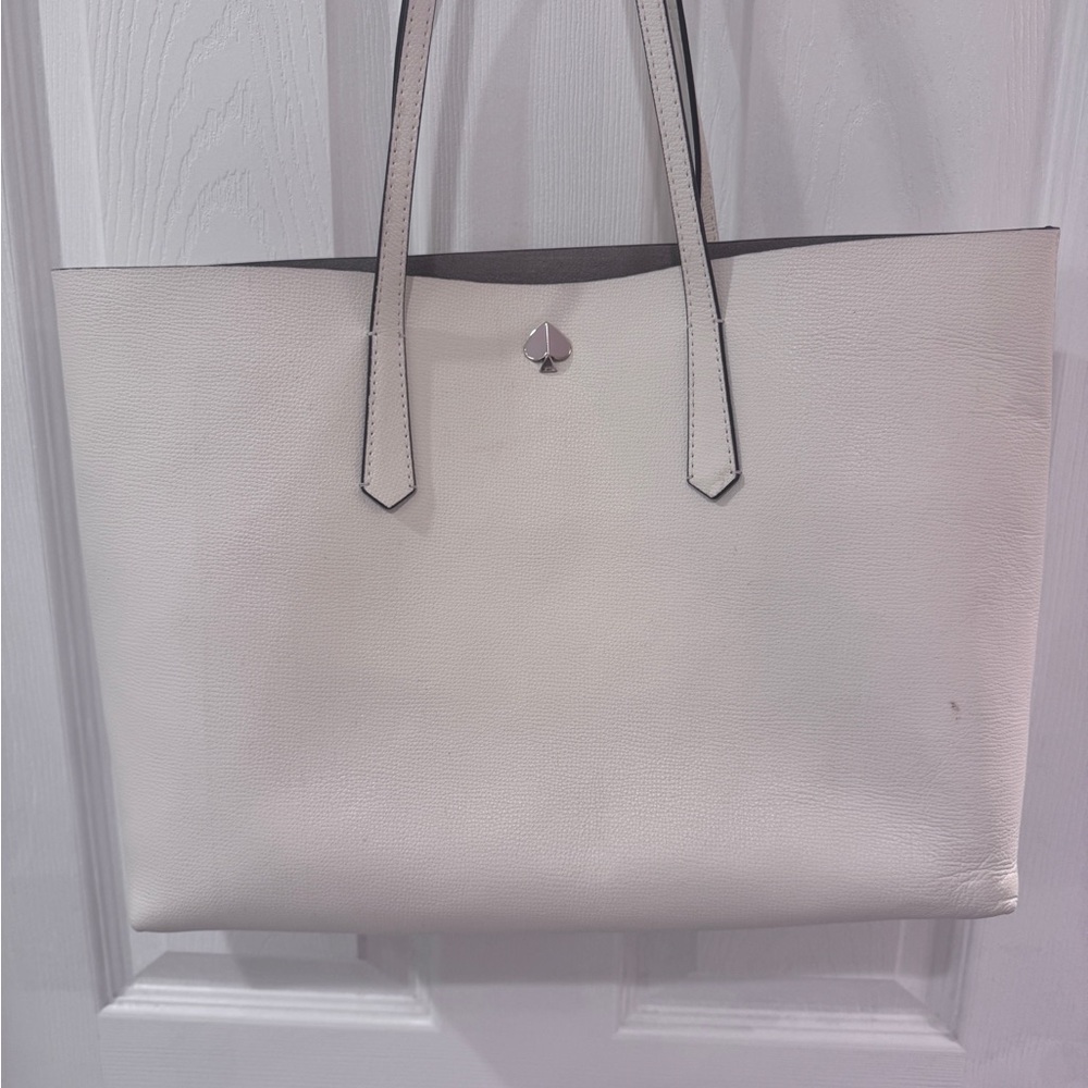 Kate Spade off white leather Tote Bag